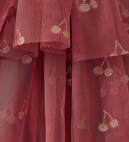 Sofie Schnoor Nederdel - Coral Pink m. Kirseb?r/Glimmer