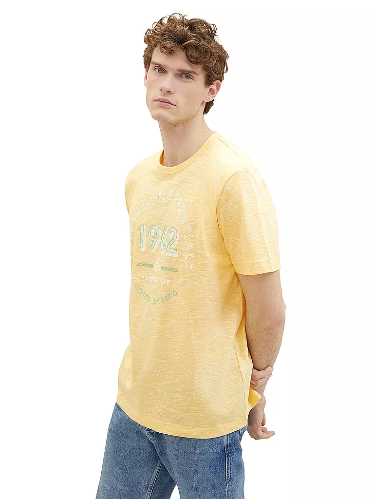 TOM TAILOR T-Shirt gelb