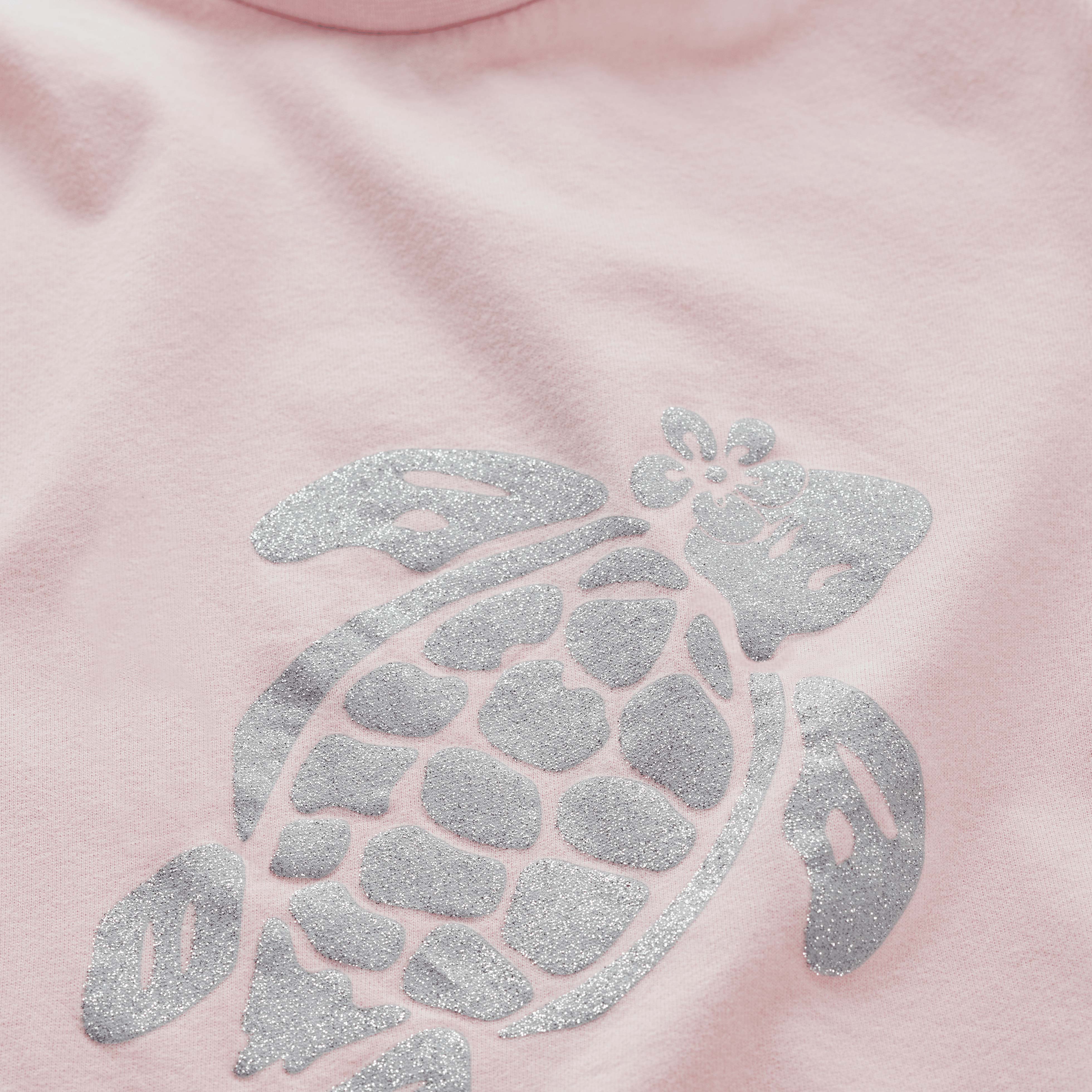 T-shirt en coton organique garçon Turtle Silver