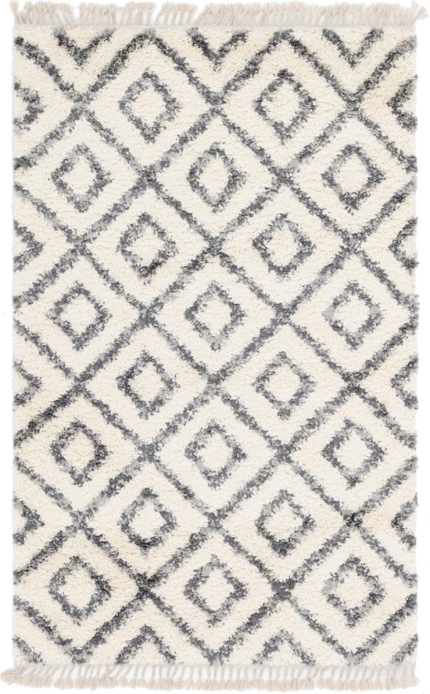 Teppich TOP SHAG 2 - elfenbein - 244x152 cm