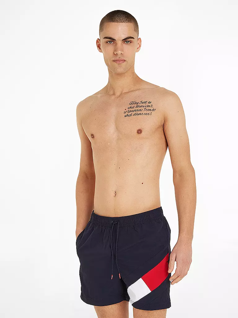 TOMMY HILFIGER Badehose - Badeshorts  blau