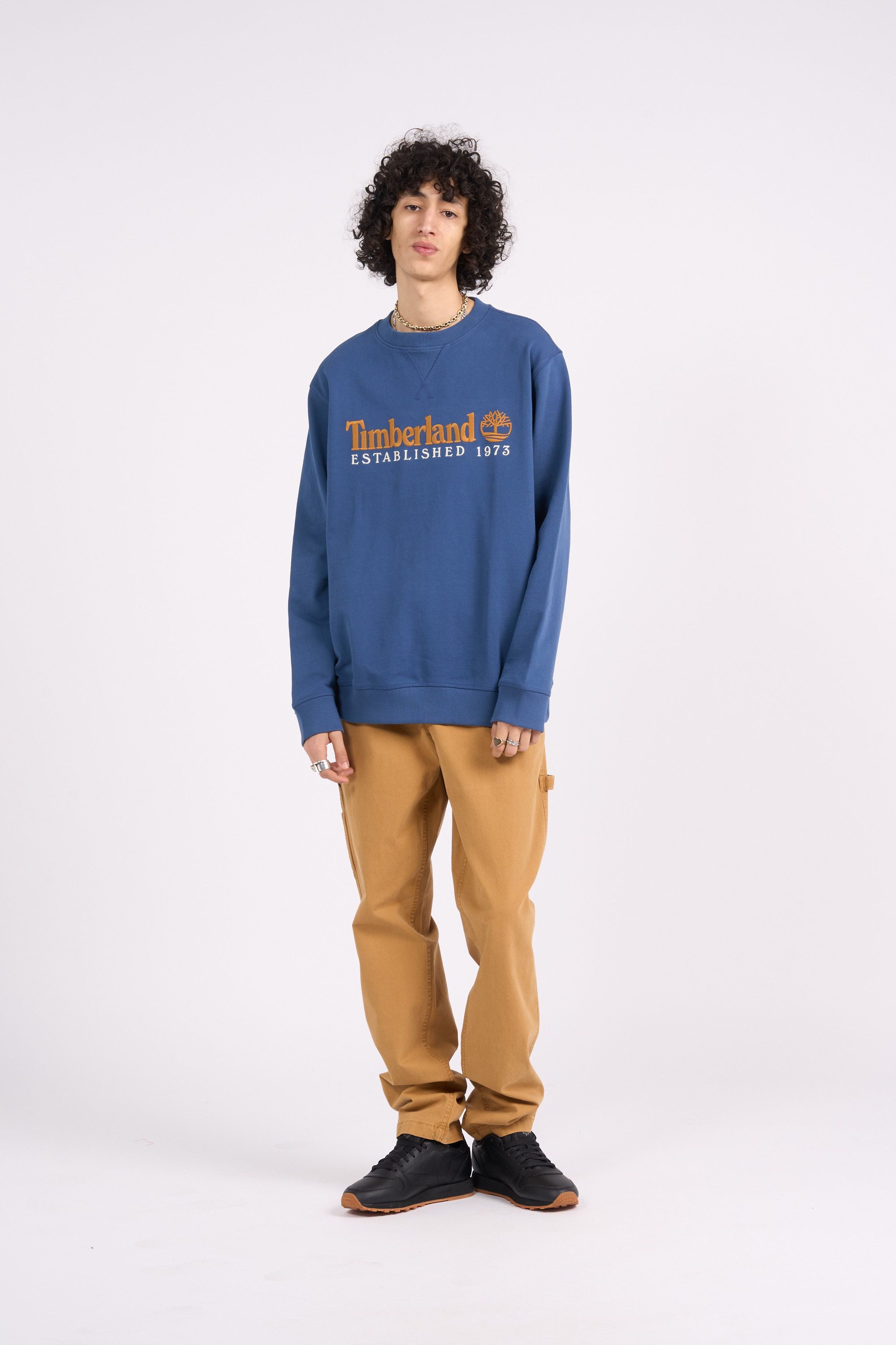 TIMBERLAND Sweatshirt  ESTABLISHED C Bleu
