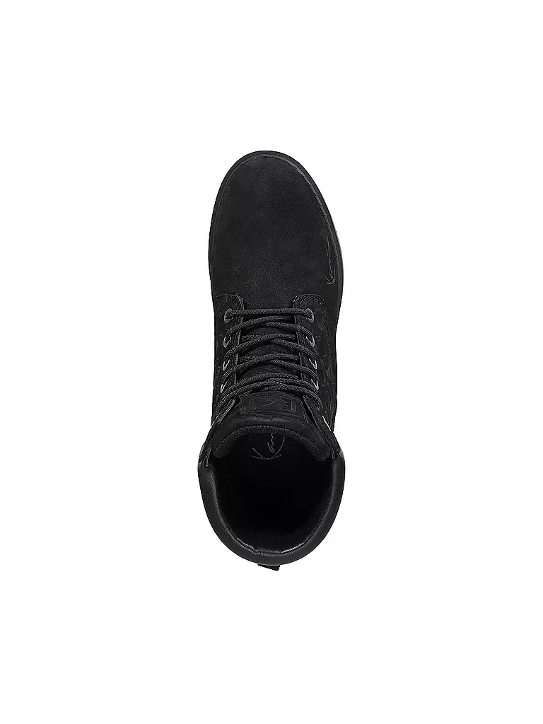 KARL KANI Schnürboots schwarz