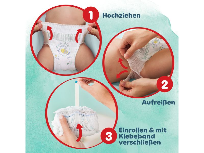 Pampers Windeln Harmonie Pants Junior Grösse 6 Monatsbox 15  kg, 132 Stück