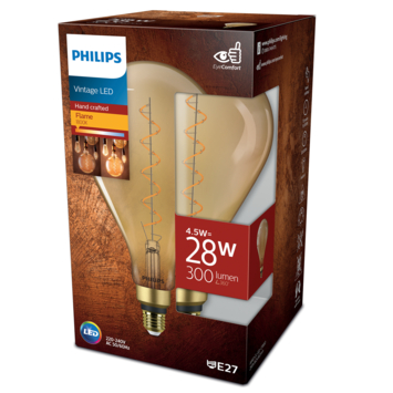 Philips LED Giant peer E27 25W filament goud niet dimbaar