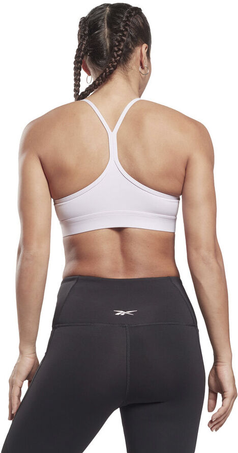 Reebok Lux Skinny Strap sports bh Hvid