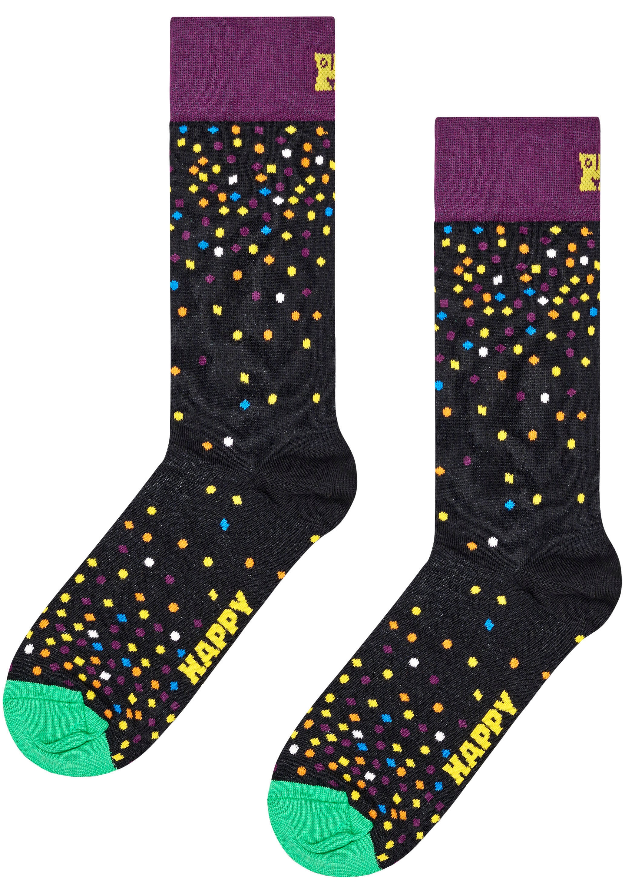Happy Socks Langsocken 2er Pack,  mit Partymotiv