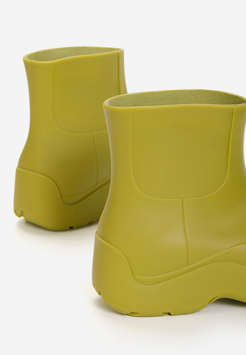 Bottes en caoutchouc verts Gretel