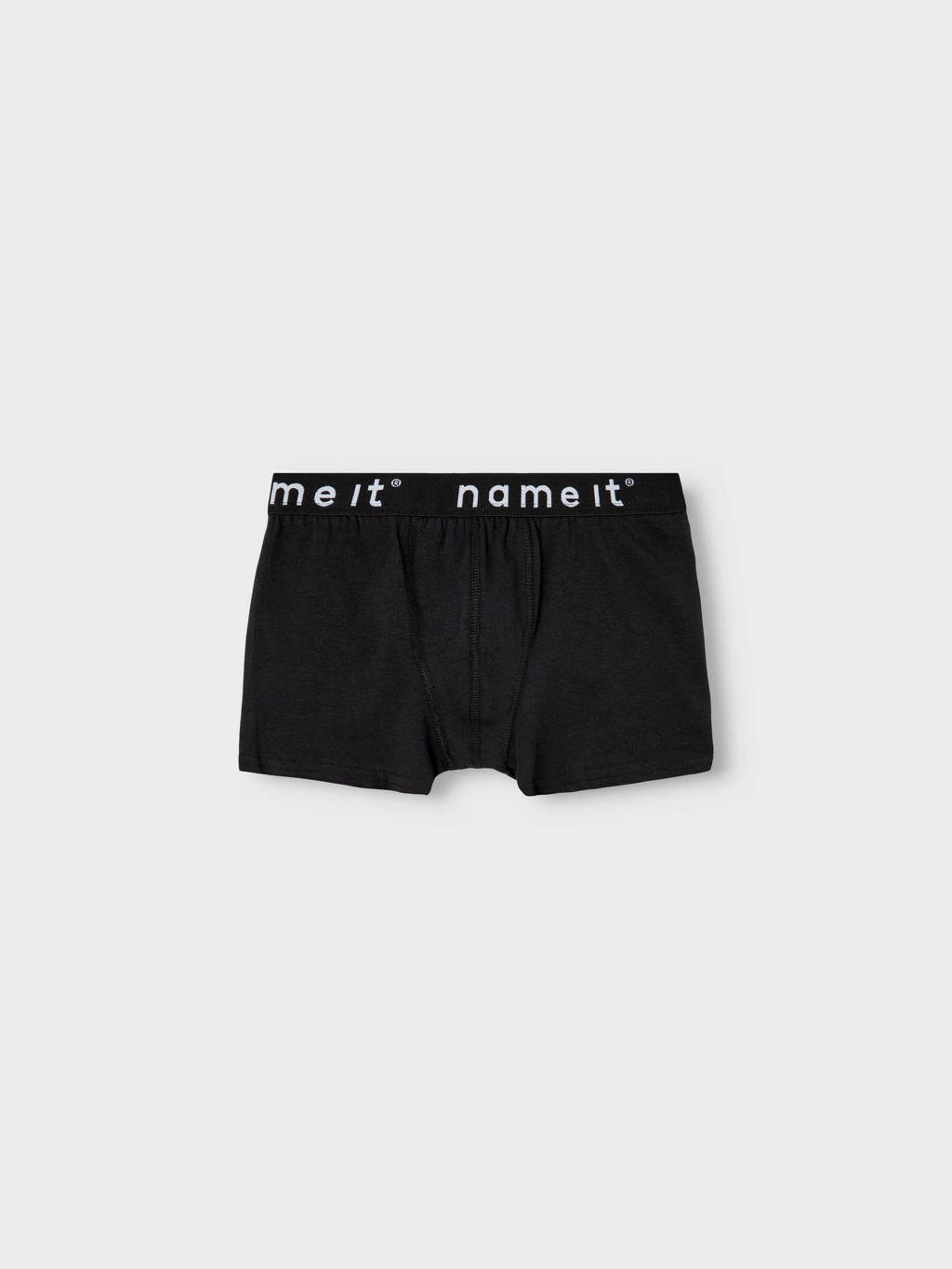 Fijn materiaal maar veel te grootboxershort NKMBOXER - set van 3 zwart