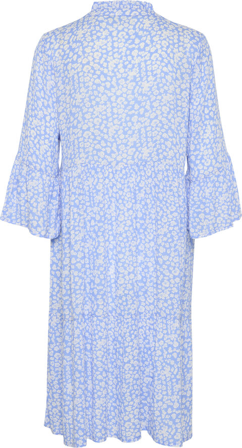 Kaffe KAhera Amber Dress Printed Vista blue / chalk flower