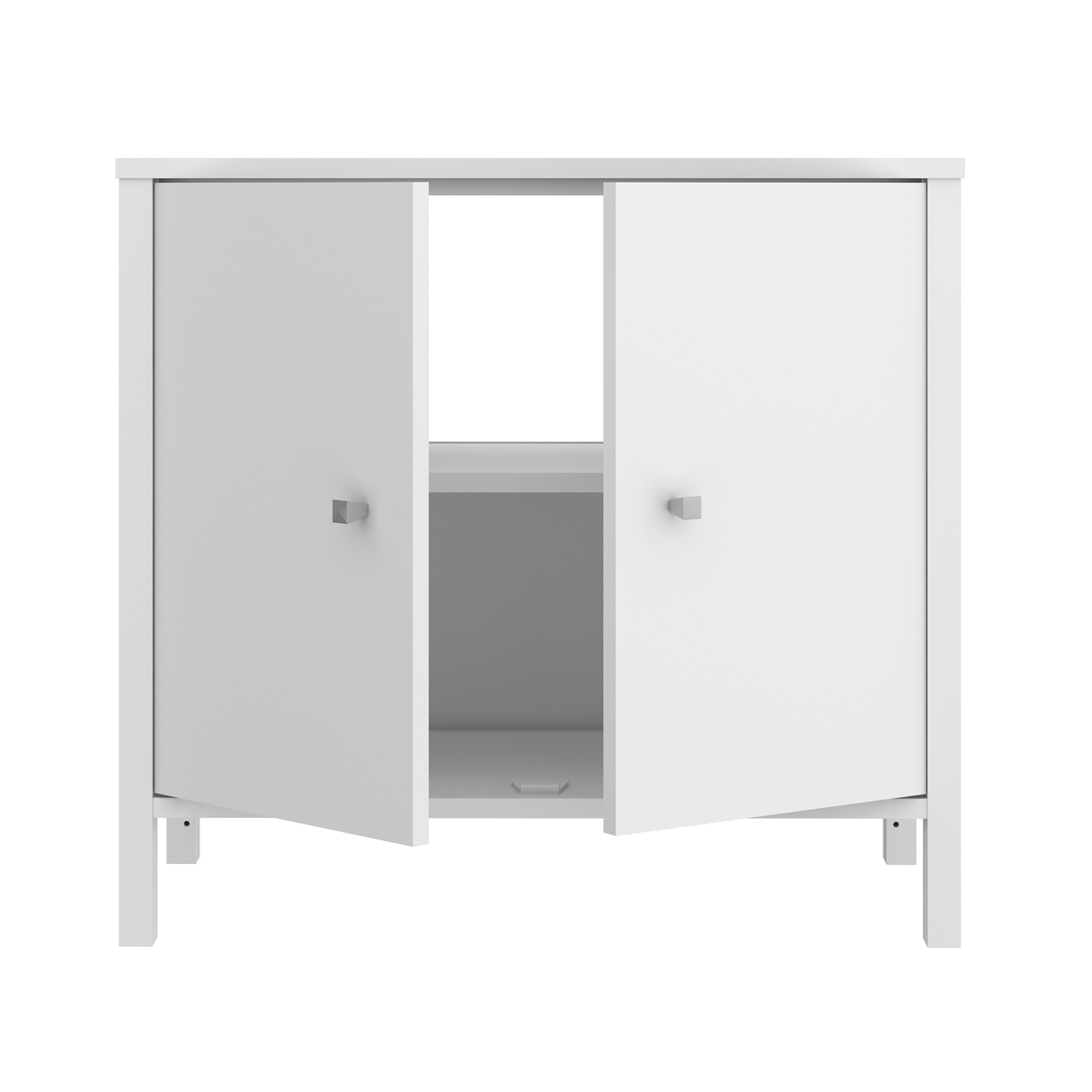 Waschbeckenunterschrank - weiß - 64 cm