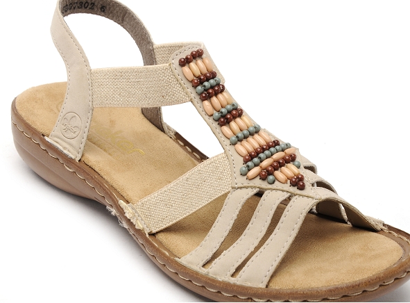 Rieker nu pieds plats femme 60851 beige