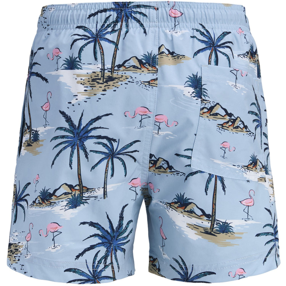 Køb Jack & Jones Junior Celestial Blue Jpstmaui Vibes Novelty AOP Swim Sh Jnr