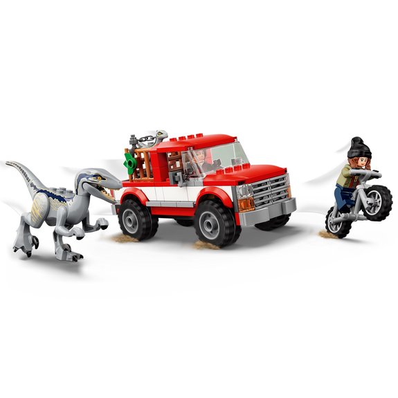 Capture des Vélociraptors Beta et Blue LEGO Jurassic World 76946