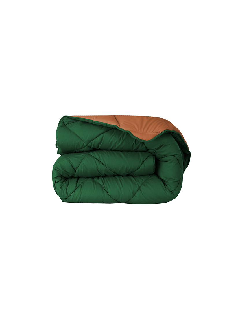 Bicolor Green Duvet