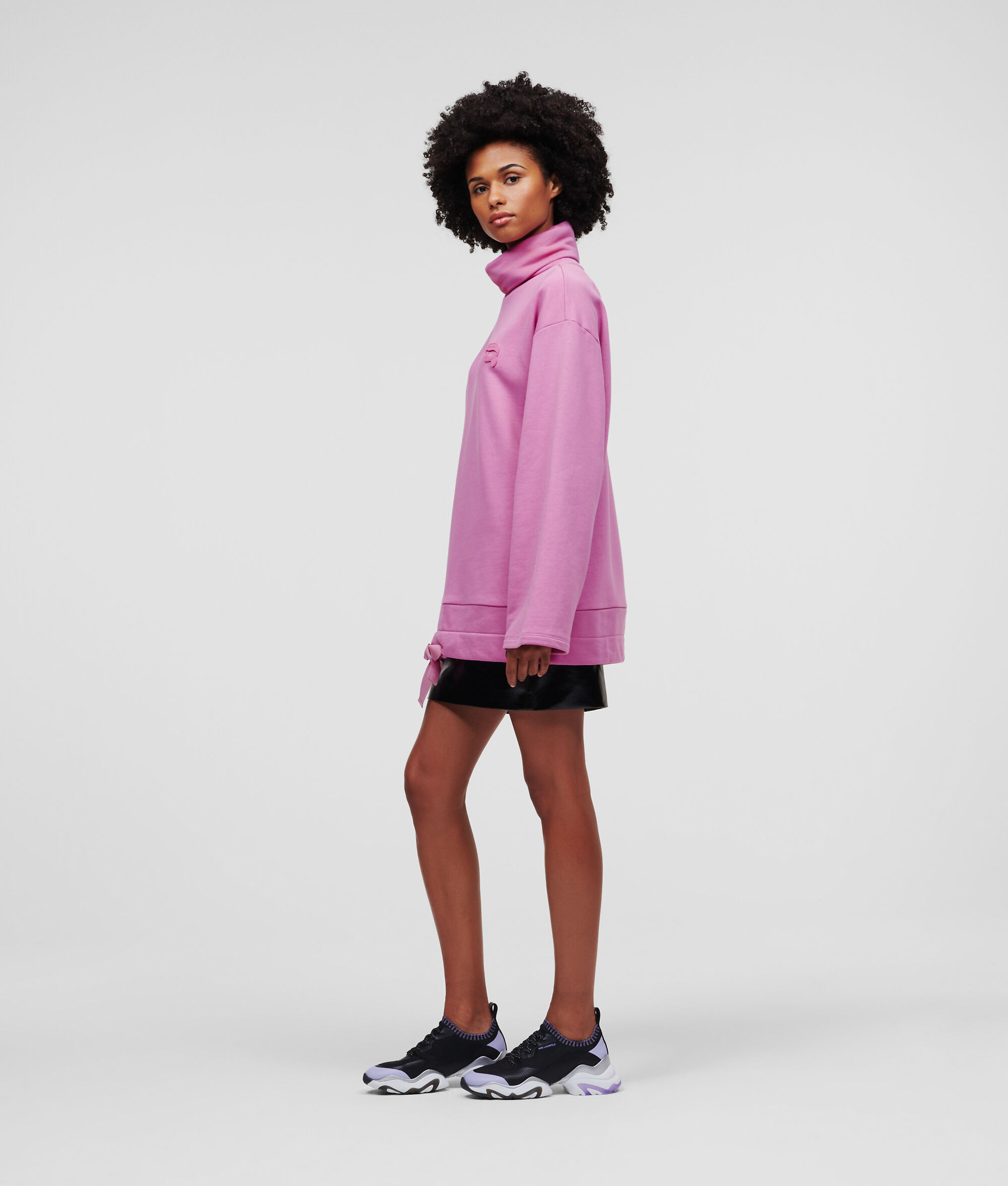 SWEAT-SHIRT COL MONTANT KARL IKONIK