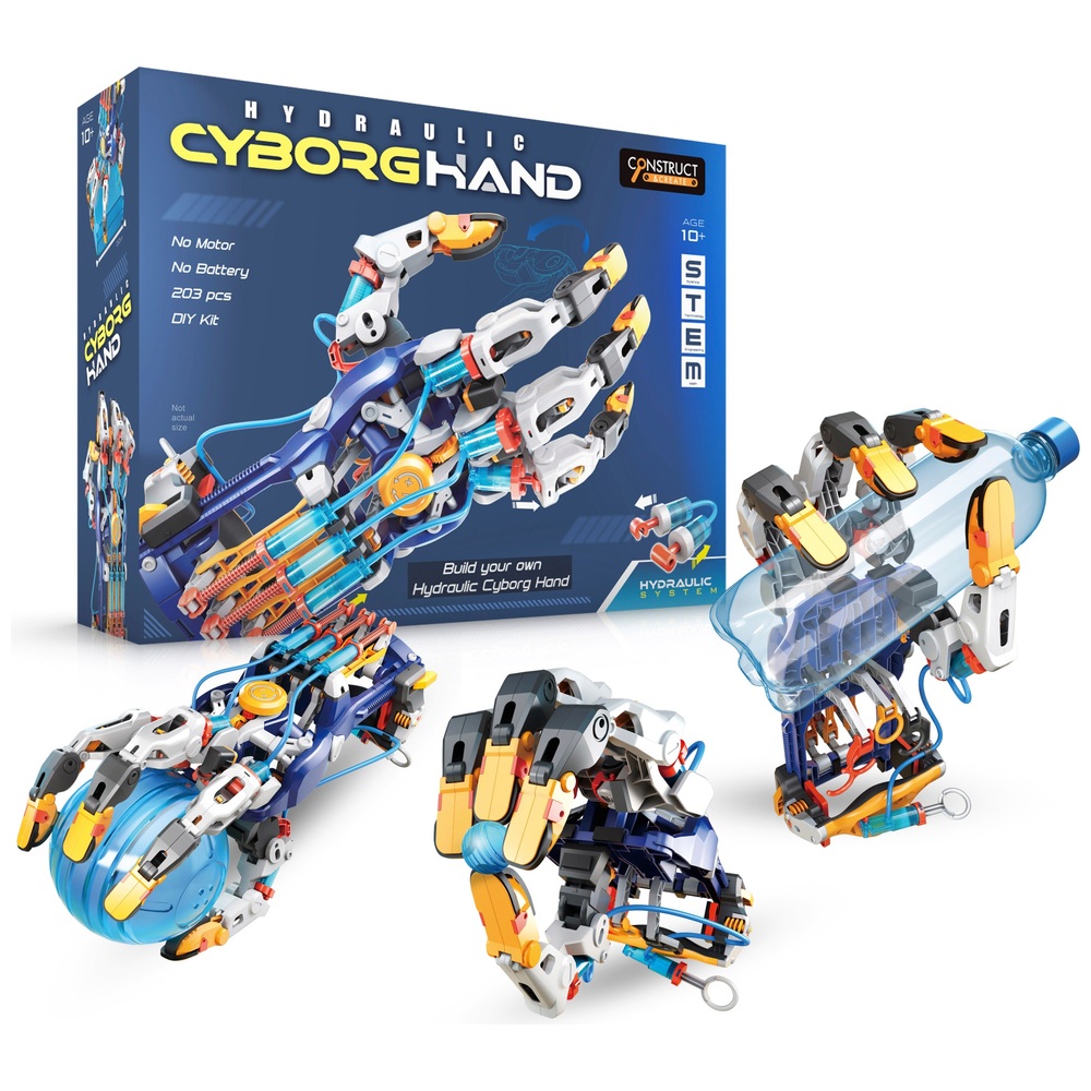 Baue deine eigene hydraulische Cyborg-Hand