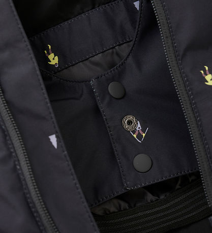 Color Kids Dynejakke - Quilt - Phantom m. Ski