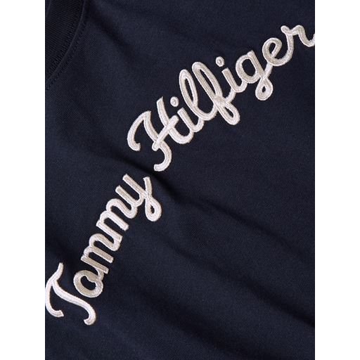 Tommy Hilfiger Reg Script T-shirt, Desert Sky, XXL