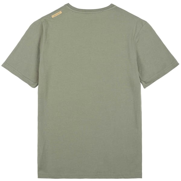 T-shirt PICTURE BASEMENT FLOCK TEE DUSTY OLIVE