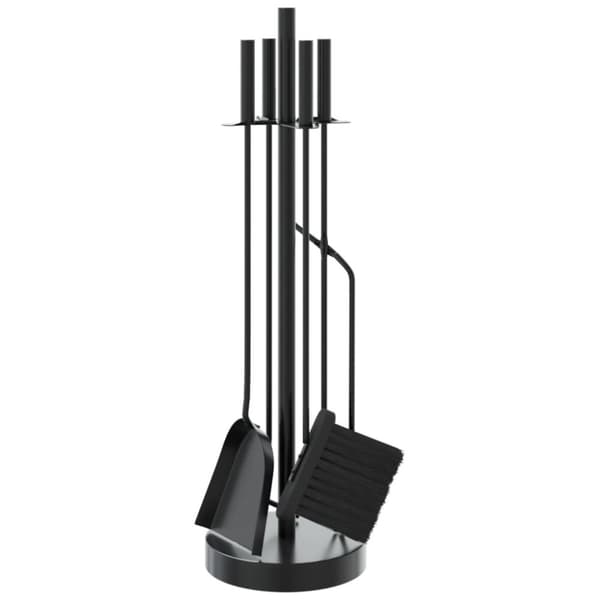 vidaXL Peisverktøysett 5 deler 18x66 cm stål
