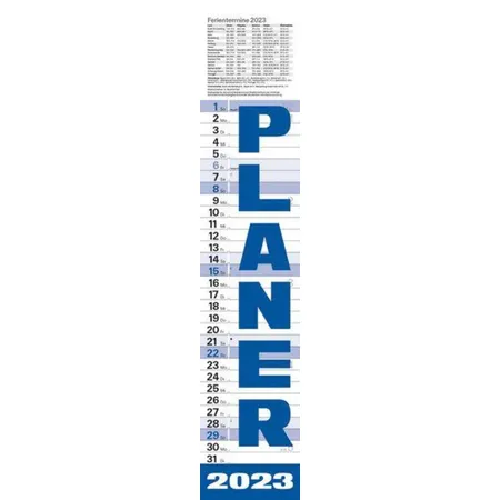 Korsch Verlag Wandkalender Planer Blau 2023