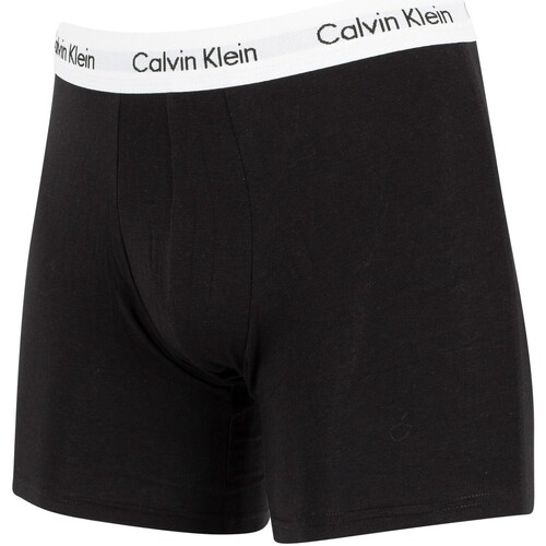 Calvin Klein Jeans - Pack De 3 Calzoncillos De Algodón Elásticos Negro