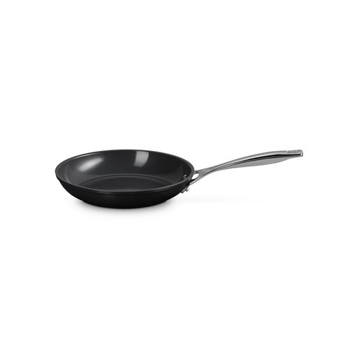 Le Creuset Non-Stick Ceramic Stegepande, Black, Ø24 cm