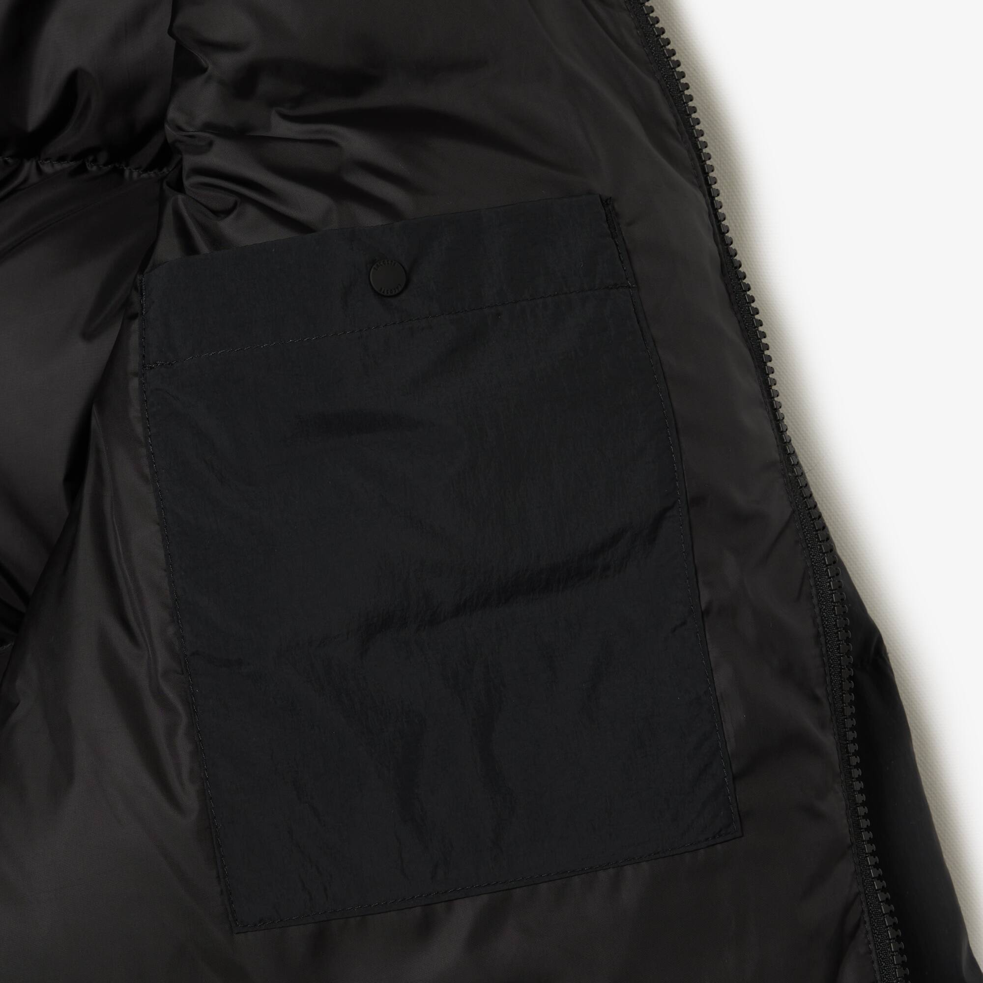 Doudoune à capuche relaxed fit duvet Noir