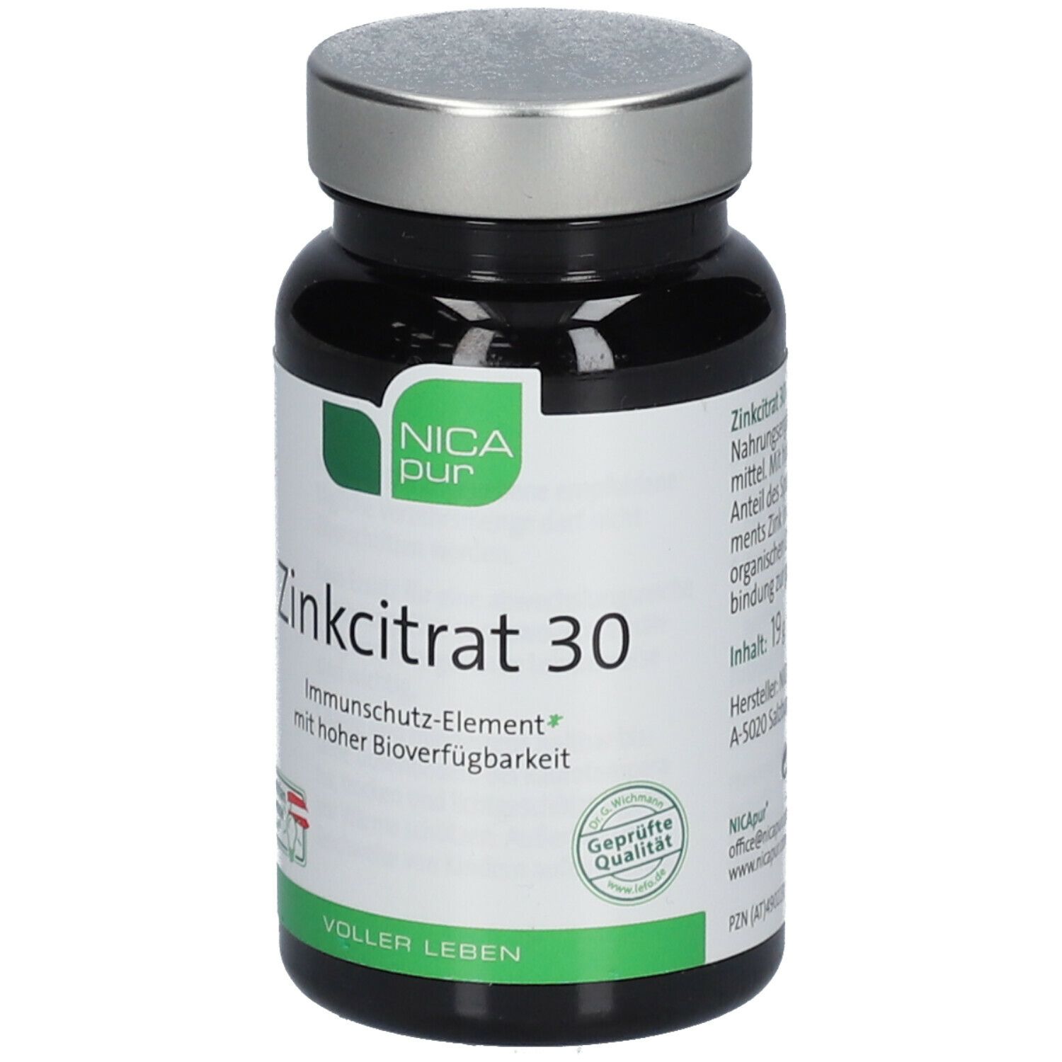NICApur® Zinkcitrat 30