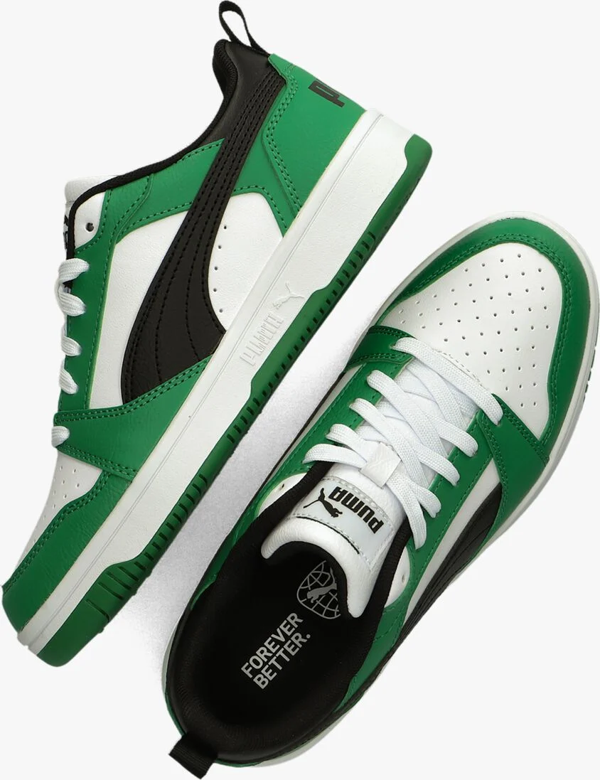 PUMA groene puma lage sneakers rebound v6