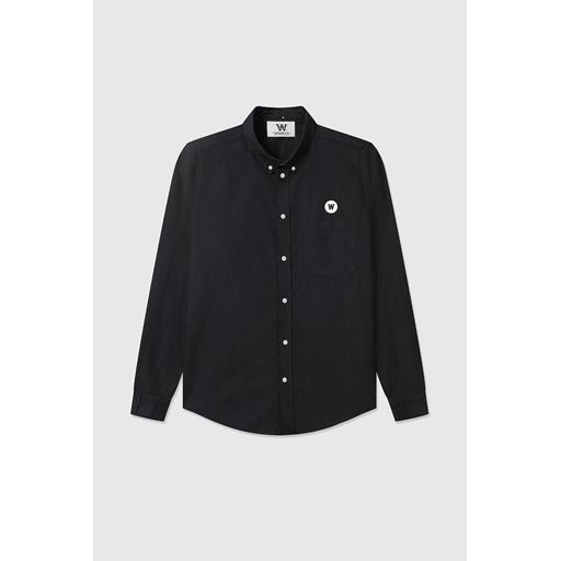 Wood Wood Ted Skjorte, Sort, XL