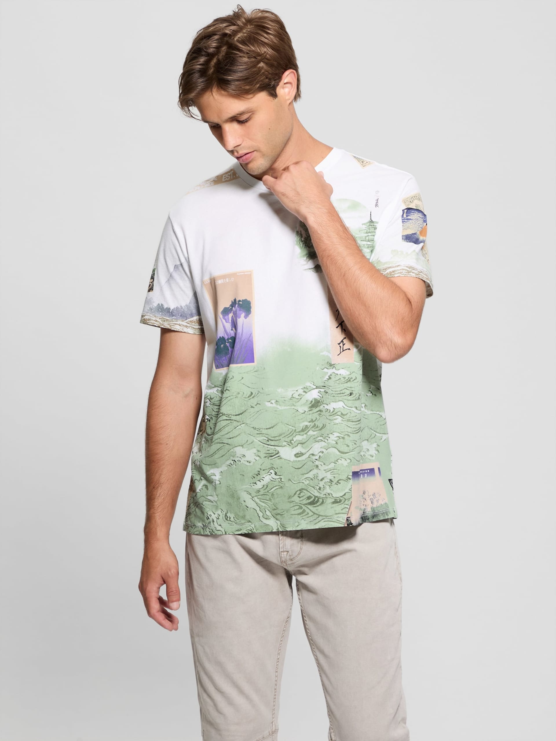 Camiseta com estampa Eco Daydream