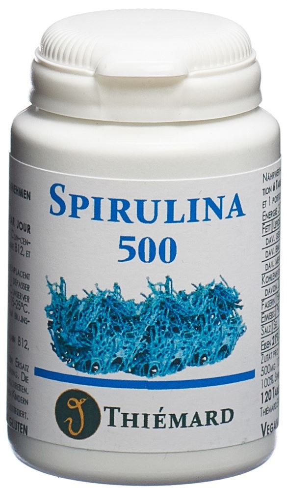 Thiémard Spirulina 500 mg<br>120 Stück, Tablette