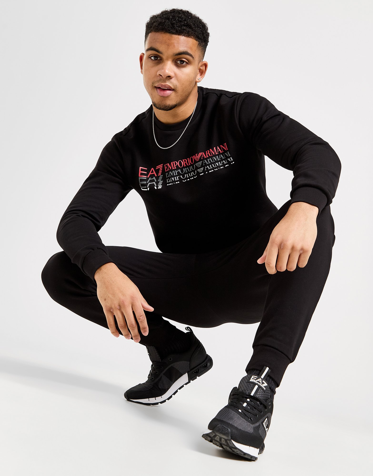 Emporio Armani EA7 Ensemble de survêtement Fade Homme