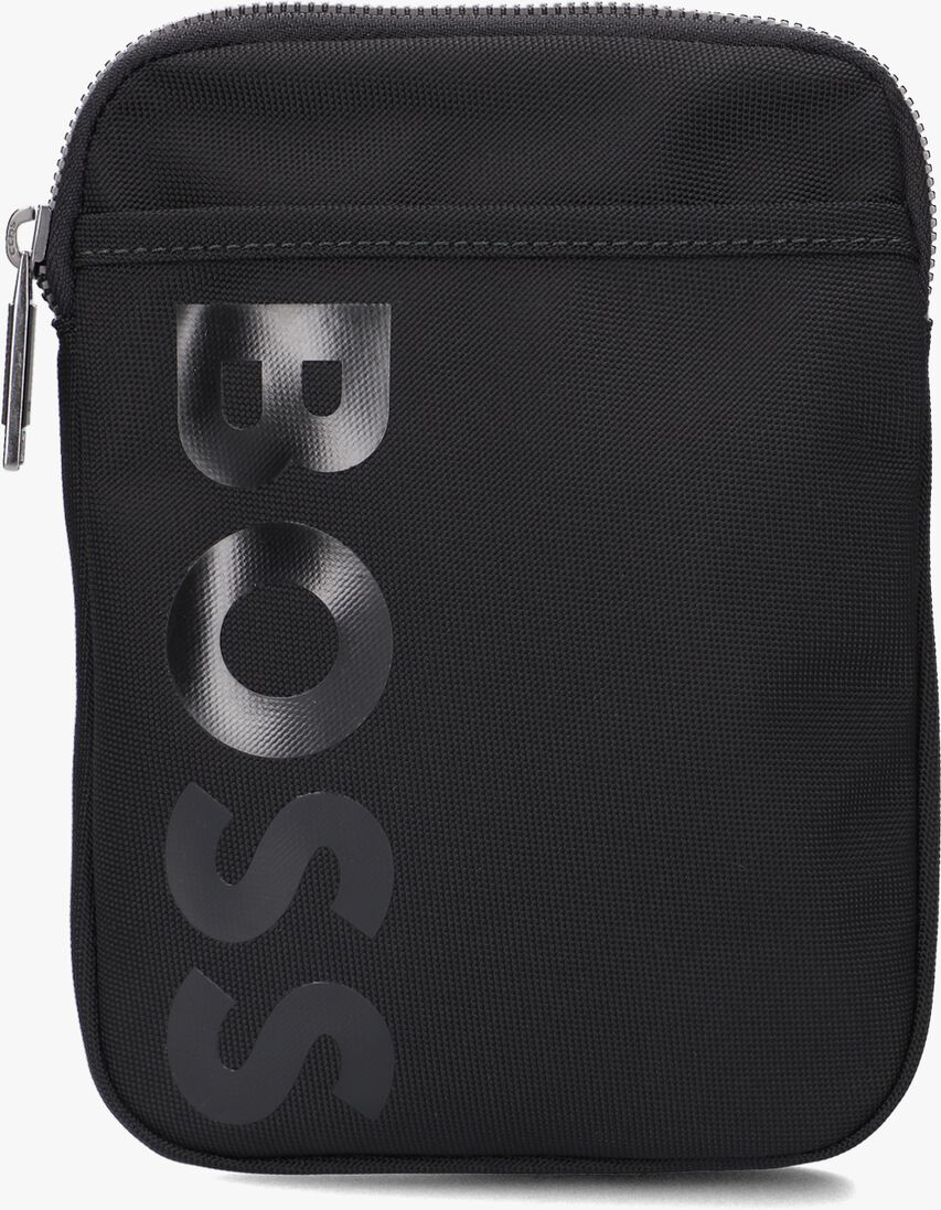 BOSS zwarte boss telefoonhoesje catch_phone pouch