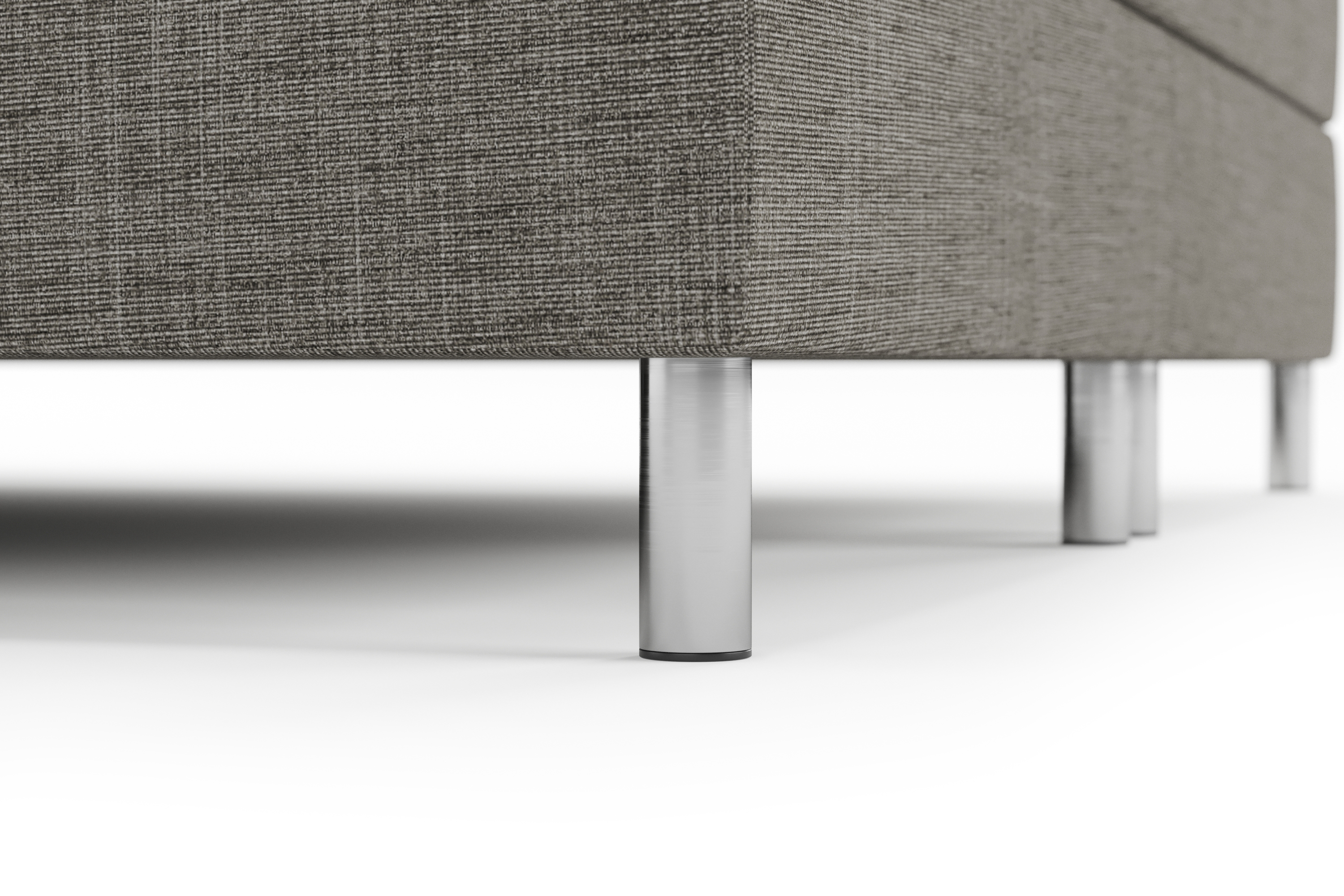Boxspringbett MIDNIGHT 180 x 200 cm grau