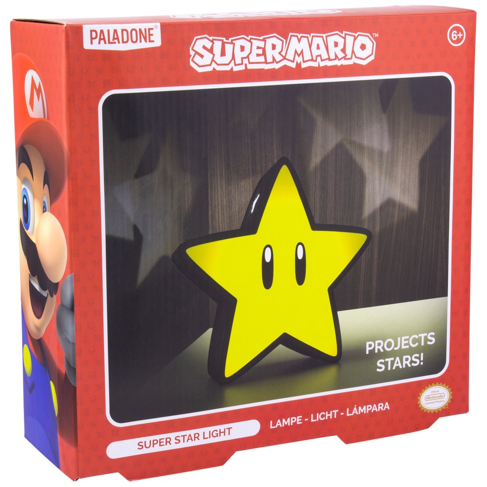 Super Mario Super Star Light mit Projektion