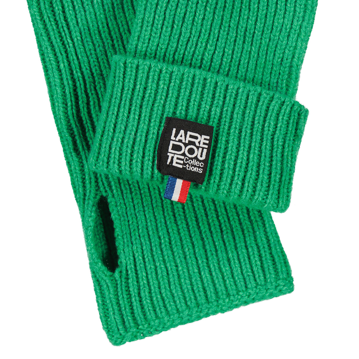 COLEÇÕES LA REDOUTE<br>Luvas de lã e cashmere, fabricadas na França