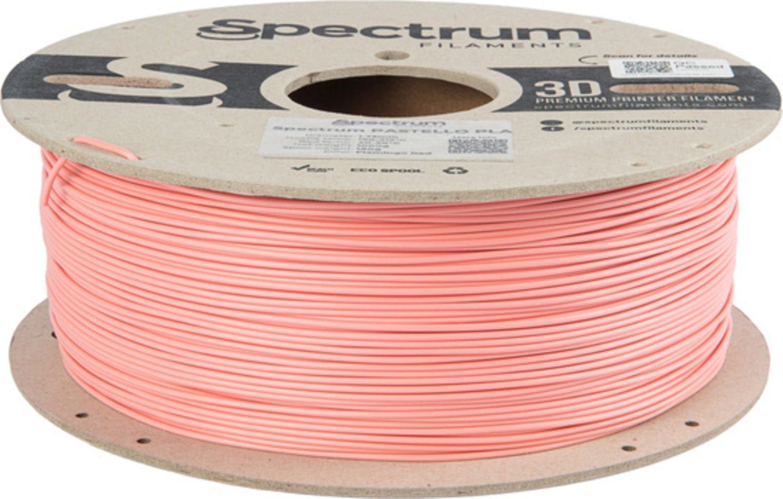 Spectrum  Pastello PLA Flamingo Red, 1,75 mm / 1000 g    Pastellfarbenes PLA in Flamingo Red