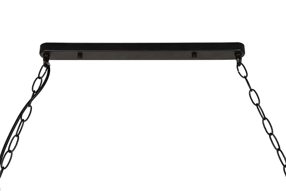 Maritime Hängeleuchte SEVEN SEAS II 120cm Seil Lampe mit 10 Leuchten