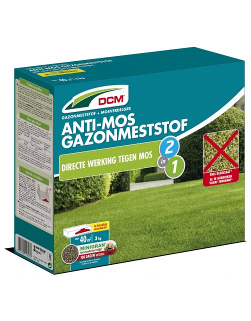 Dcm Meststof Gazon Anti-Mos - Gazonmeststoffen