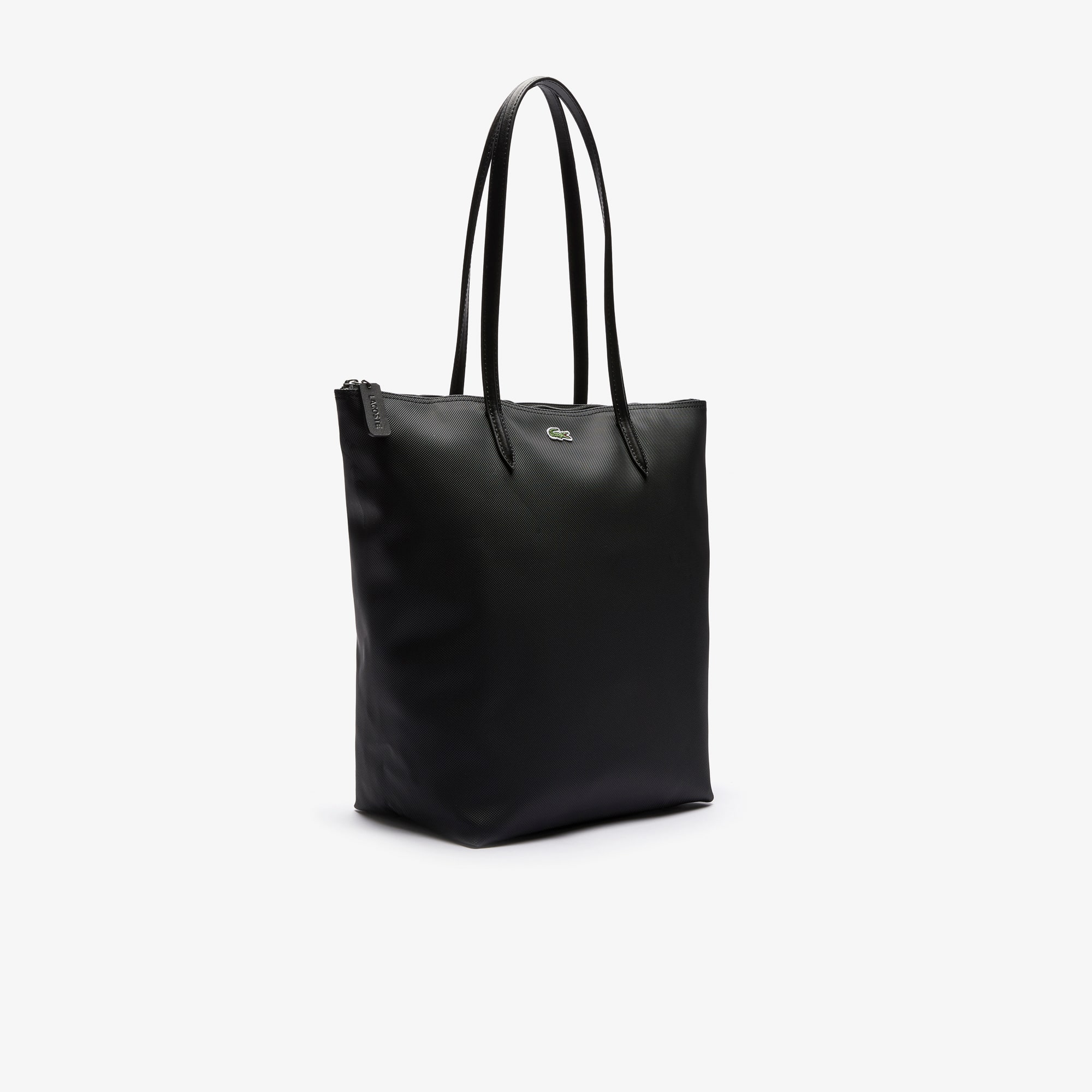 Sac cabas vertical zippé L.12.12 Concept uni Sacs à main & Cabas - Noir - Lacoste - Femme