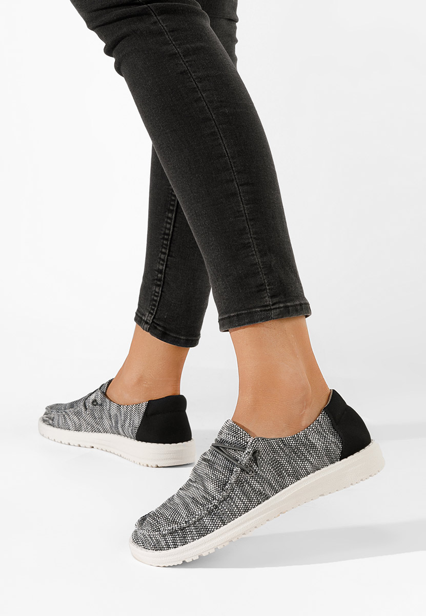 Chaussures casual femme noirs Velonia V3