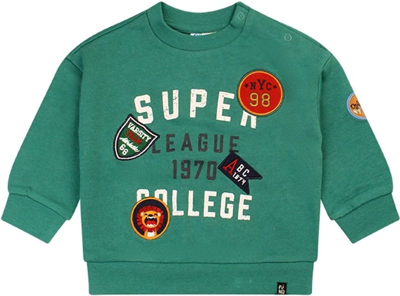 Flinq jongens sweater - Groen