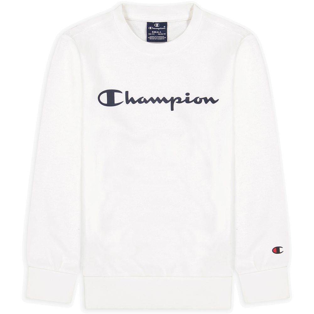 Champion Crewneck Sweatshirt Jungen weiß