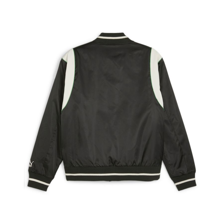 PUMA Veste Team Varsity - Noir/Blanc