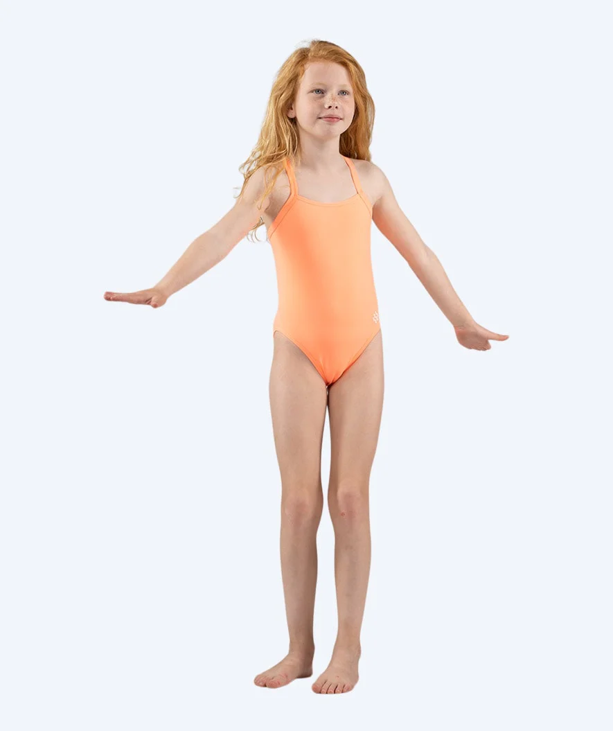Watery badedragt til piger - Freestyler Solid - Coral