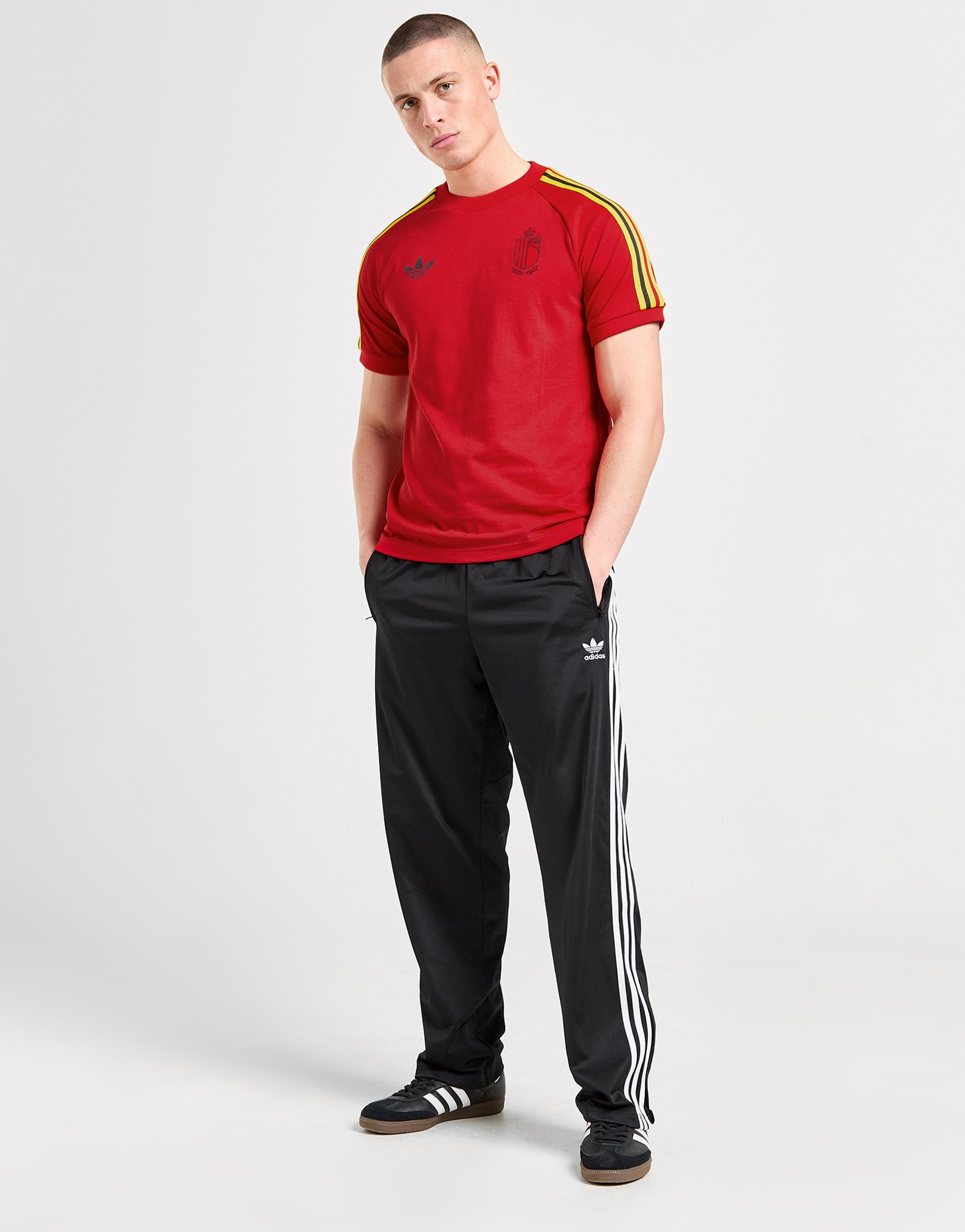 adidas Originals T-shirt Belgique 3-Stripes Homme