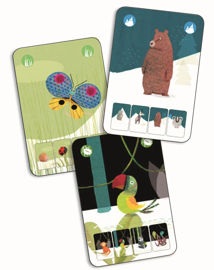Kartenspiel MINI NATURE in bunt